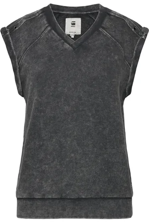 G-Star Washed S\L Sw Wmn Tops T-shirts & Tops Sleeveless Grey