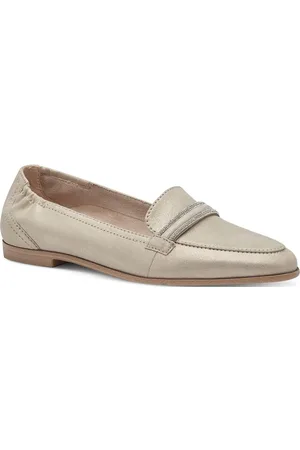 Tamaris Women Slip-On Loafers Flade Sko Gold