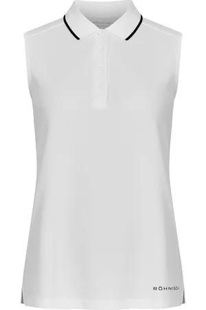 Röhnisch Miriam Sleeveless Poloshirt Sport Women Sport Clothing Sports Tops & T-shirts Sport Polos White