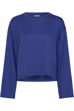 RESIDUS Gigi Top Tops T-shirts & Tops Long-sleeved Blue