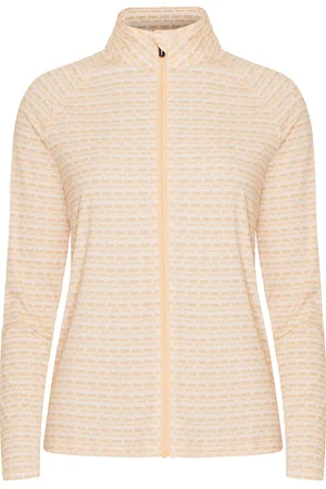 Röhnisch Nicky Full Zip Tops Sweatshirts & Hoodies Fleeces & Midlayers Beige