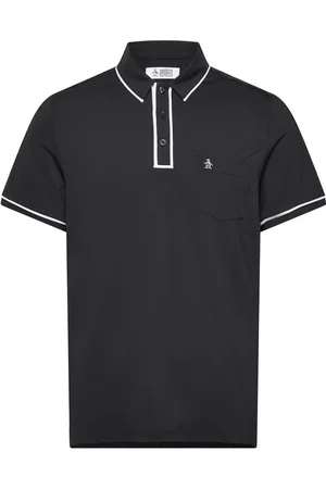 Original Penguin The Technical Earl Sport Men Sport Clothing Sport Tops Sport Polos Sport Short-sleeved Polos Black