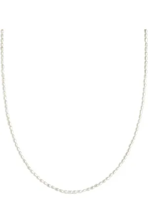 Enamel Erna Necklace Accessories Jewellery Necklaces Chain Necklaces White