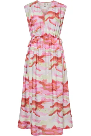 Y.A.S Arola Sl Long Dress S. Knælang Kjole Pink