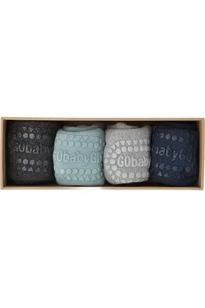 GoBabyGo Combo Box - Bamboo, Cotton & Wool Strømper Non-slip Multi/patterned