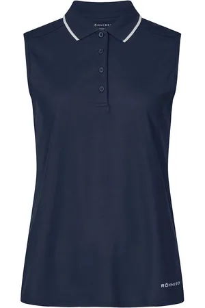 Röhnisch Miriam Sleeveless Poloshirt Sport Women Sport Clothing Sports Tops & T-shirts Sport Polos Navy