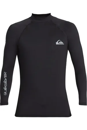 Quiksilver Everyday Upf50 Ls Tops T-Langærmet Skjorte Black