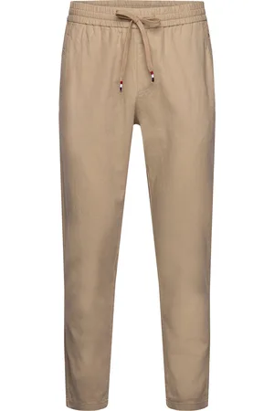 U.S. Polo Assn. Ivan Reg Lin Cot Uspa M Pants Bottoms Trousers Casual Beige