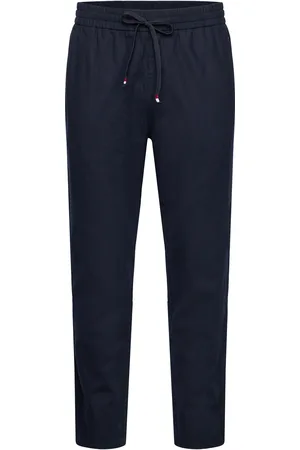 U.S. Polo Assn. Ivan Reg Lin Cot Uspa M Pants Bottoms Trousers Casual Blue