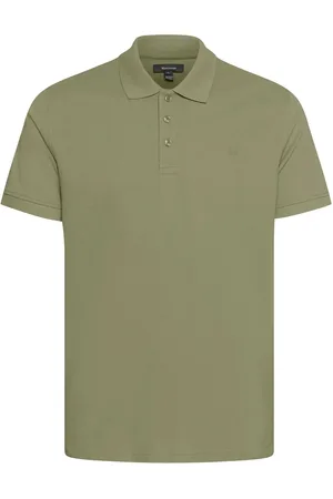 Matinique Mapoleo Melange Tops Polos Short-sleeved Khaki Green