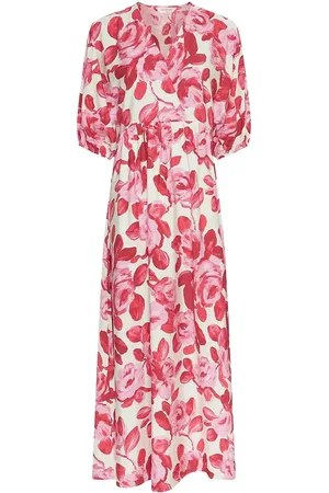MSCH Mschedrina 2/4 Dress Aop Knælang Kjole Red