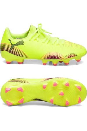 PUMA Future 8 Play Fg/Ag Wn S Sport Sport Shoes Sport Football Boots Yellow