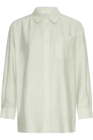 MSCH Mschdisa Shirt Tops Shirts Long-sleeved Cream