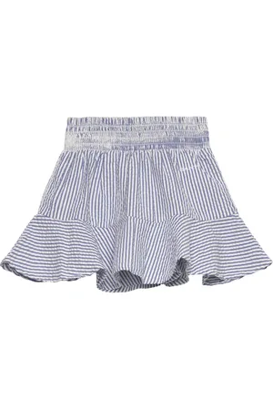 GANT Striped Seersucker Skirt Dresses & Skirts Skirts Short Skirts Blue