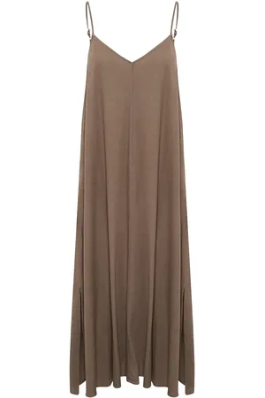 My Essential Wardrobe Diasmw Nelly Strap Dress Maxikjole Festkjole Brown
