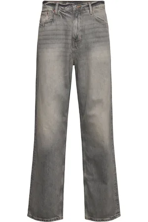Weekday Galaxy Loose Straight Jeans Bottoms Jeans Relaxed Grey
