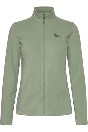 Jack Wolfskin Taunus Fz W Sport Sweatshirts & Hoodies Fleeces & Midlayers Green