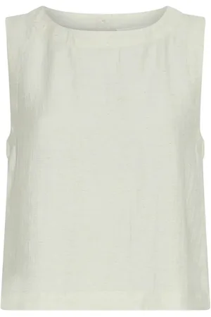 MSCH Mschdisa Sl Top Tops T-shirts & Tops Sleeveless White