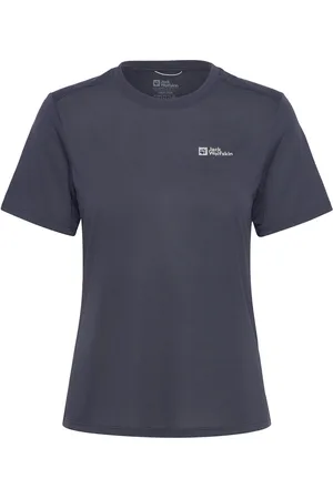 Jack Wolfskin Vonnan S/S T W Sport Women Sport Clothing Sports Tops & T-shirts Sport T-Skjorte Grey