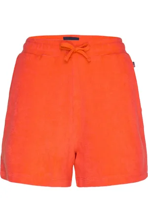 Lexington Organic Cotton Terry Shorts Bottoms Shorts Casual Shorts Orange