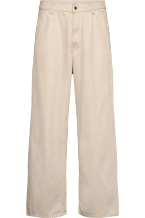 Weekday Astro Linen Blend Trousers Bottoms Trousers Linen Trousers Beige