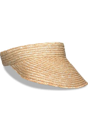 Röhnisch Si Straw Sun Visor Sport Headwear Caps Beige