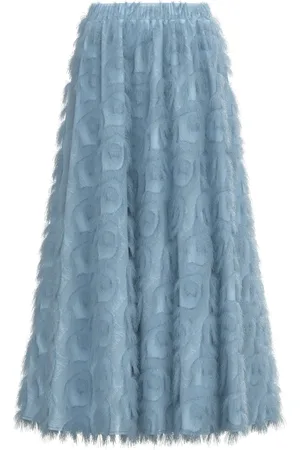 Y.A.S Pazylla Hmw Maxi Skirt - Show Maxikjole Festkjole Blue