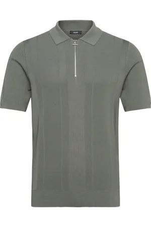Reiss Bart Tops Polos Short-sleeved Green