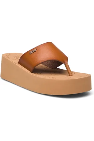 Roxy Sunset Dreams Sport Summer Shoes Platform Sandals Brown