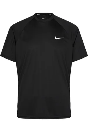 Nike Nike Essential Short Sleeve Hydroguard Sport Men Men Sports Clothes Sport Tops Sport T-Skjorte Black