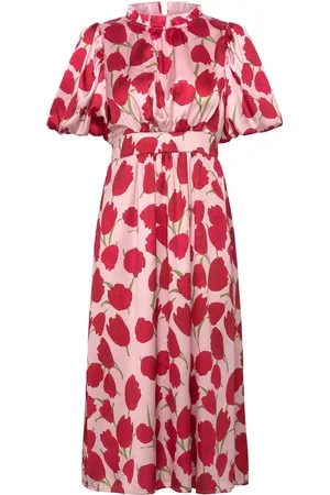 Noella Ruth Dress Knælang Kjole Red