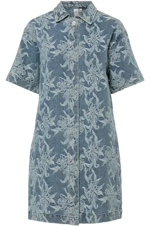 Y.A.S Flamera Ss Denim Shirt Dress S. Dresses Shirt Dresses Blue