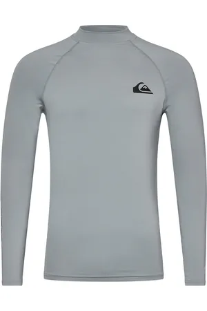 Quiksilver Everyday Upf50 Ls Tops T-Langærmet Skjorte Grey