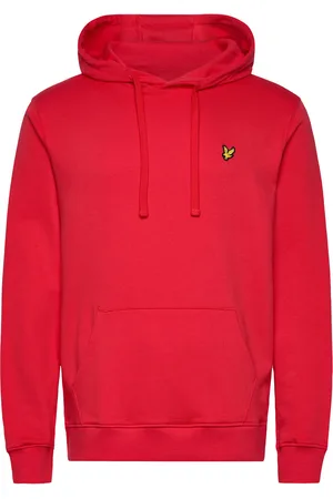 Lyle & Scott Pullover Hoodie Tops Sweatshirts & Hoodies Hoodies Red