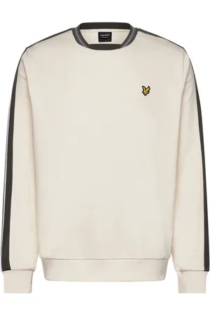 Lyle & Scott Contrast Taped Sweatshirt Tops Sweatshirts & Hoodies Sweatshirts White