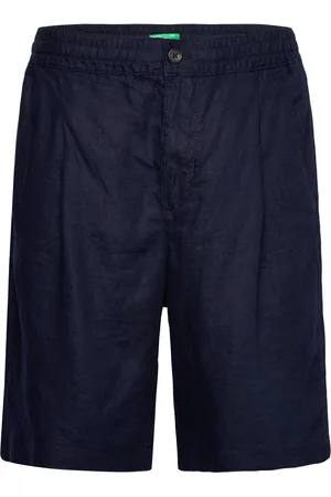 Benetton Bermuda Bottoms Shorts Casual Navy
