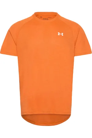 Under Armour Ua Tech Textured Ss Tops T-Kortærmet Skjorte Orange