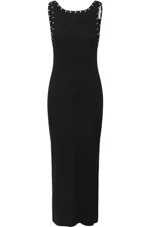 Gestuz Gzdrew Reversible Eyelet Dress Knælang Kjole Black