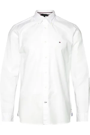Tommy Hilfiger Core Flex Poplin Rf Shirt Tops Shirts Casual White