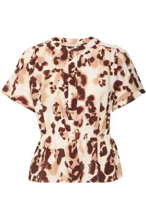 FRANSA Frleona Bl 1 Tops T-shirts & Tops Short-sleeved Multi/patterned