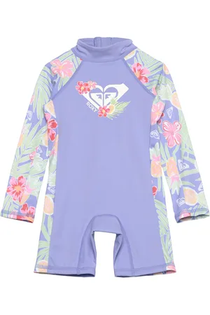 Roxy Tropical Story Springsuit Bodies Long-sleeved Multi/patterned