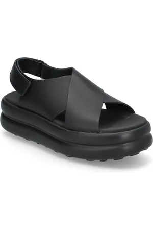 Camper Pelotas Flota Up Shoes Sandals Platform Sandals Black