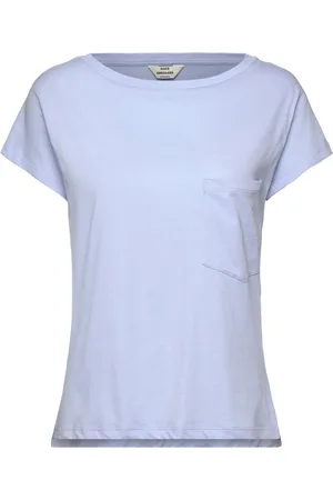 Mads Norgaard Organic Jersey Torva Tee Tops T-shirts & Tops Short-sleeved Blue