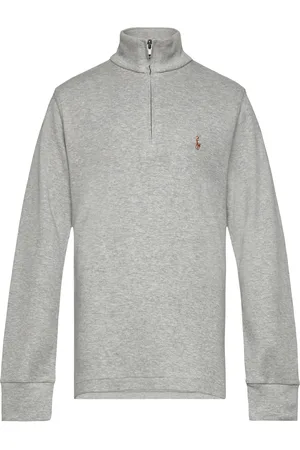 Ralph Lauren 50/1 Interlock-Lshzm5-Kn-Plo Tops Knitwear Pullovers Grey
