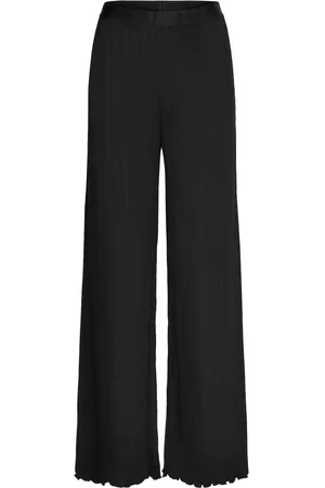 Mads Norgaard Pointella Volan Pants Bottoms Trousers Straight Leg Black