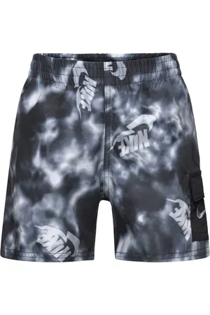 Nike Nike Water Tie Dye Cargo Pocket 4" Volley Short Badeshorts Grey