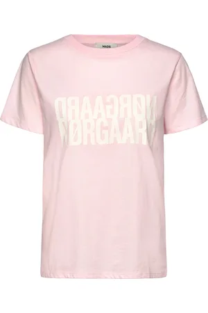 Mads Norgaard Single Organic Trenda P Tee Tops T-shirts & Tops Short-sleeved Pink