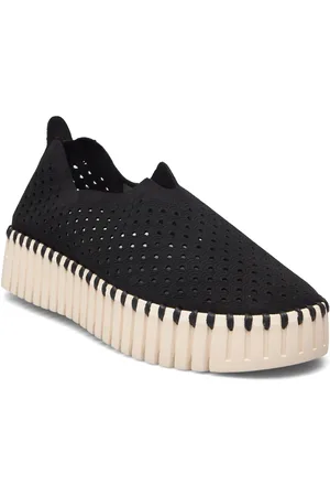 Ilse Jacobsen Tulip Slip-In On Plateau Sole Sneakers Black