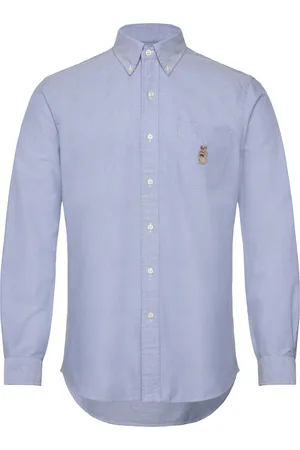 Ralph Lauren Classic Oxford-Cubdbrpks Tops Shirts Oxford Shirt Blue