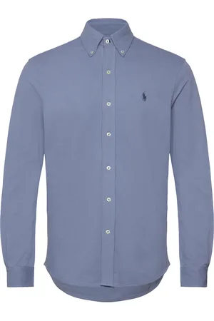Ralph Lauren Featherweight Mesh Shirt Designers Shirts Casual Blue